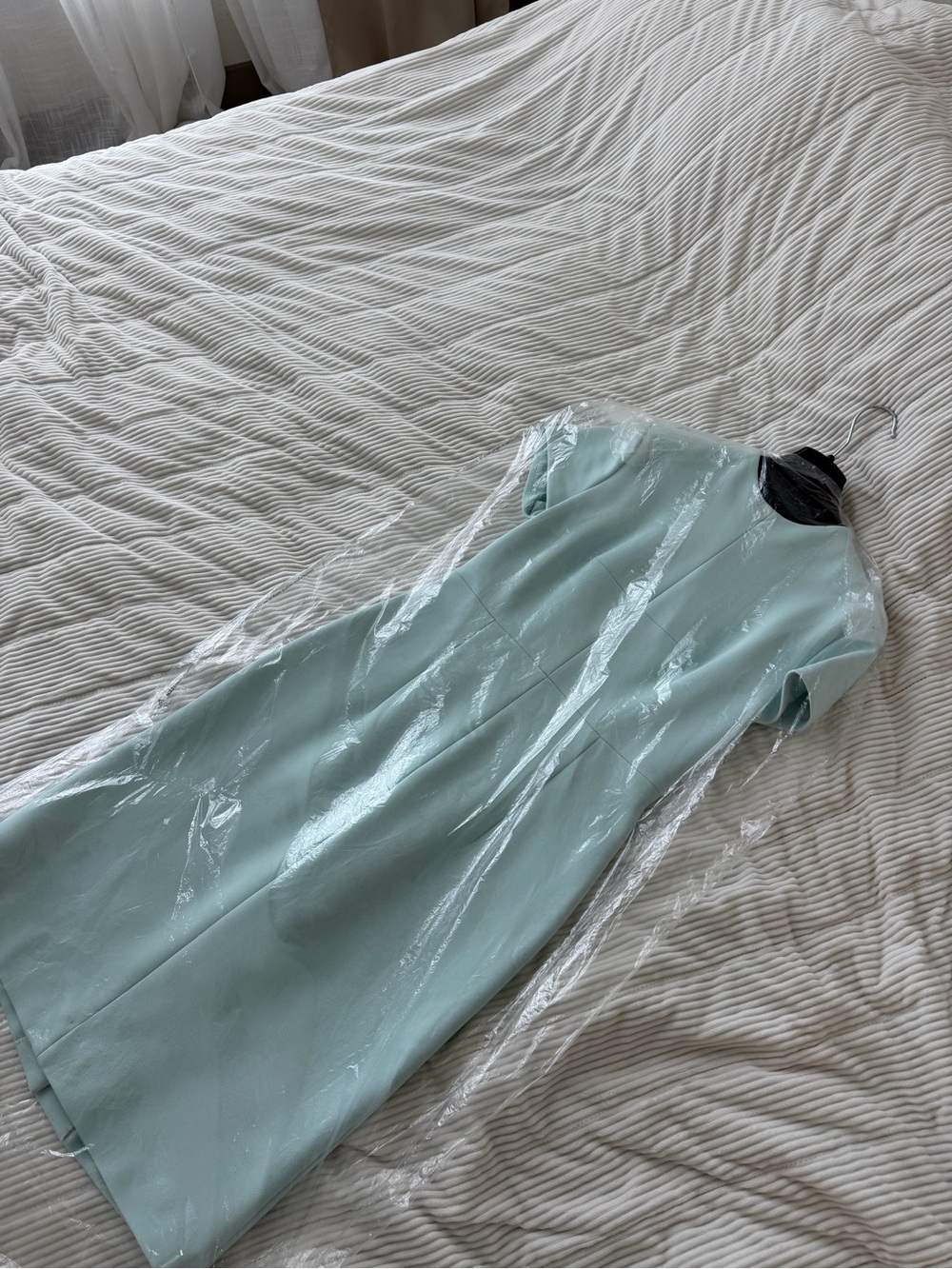 Boss Mint Green Midi Sheath Dress
